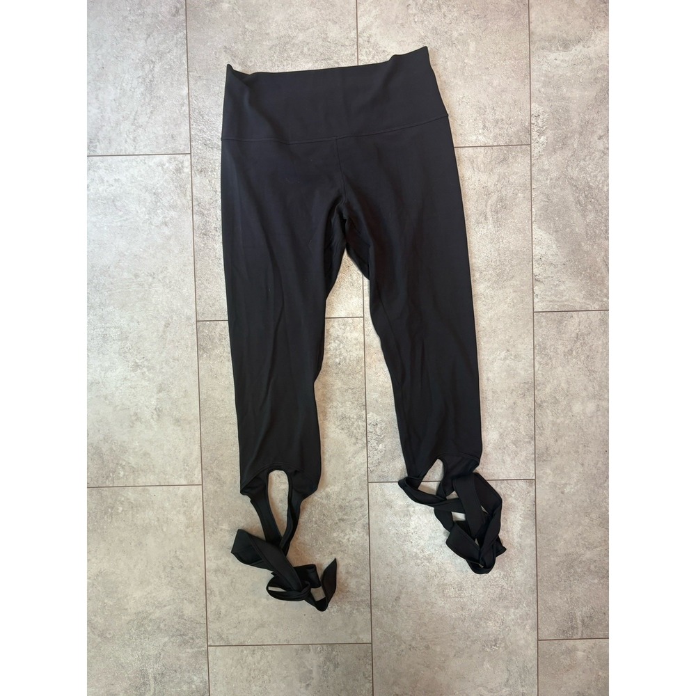 Lululemon Align Love Knot Leggings Women's Size 12 Black High Rise Yoga